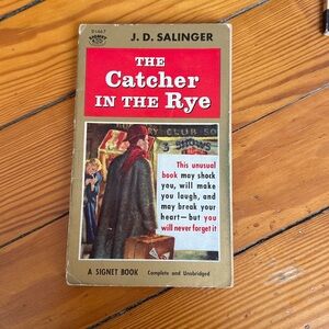 1961 Vintage Catcher In The Rye Paperback Book J.D Salinger